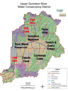 MAP of UGRWCD Water management Plan